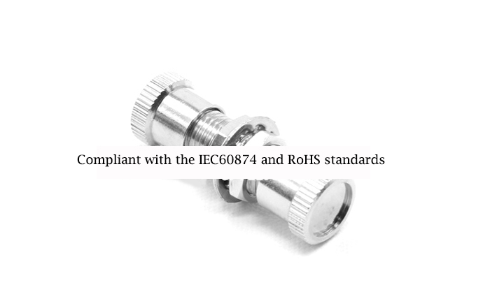 SMA 905 Singal Core Fiber Optic Adapter Metal Flange